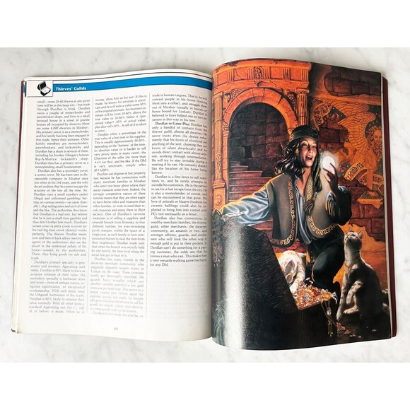 Advanced Dungeons & Dragons The Complete Thief's Handbook AD & D 2111 TSR - Picture 8 of 10